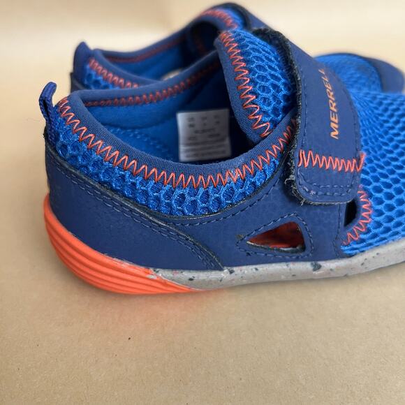 Merrell Boys Water Shoes Blue Mesh Size 9M Quick-Dry Lightweight Sneakers - Picture 10 of 11